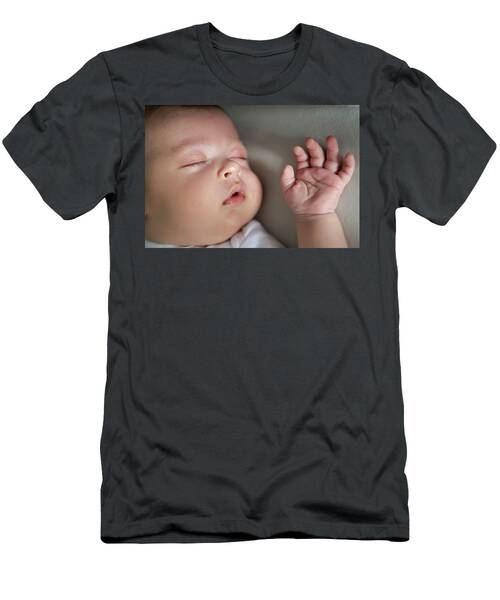 Baby Boy White T-shirt Sleeping #1 T-Shirt