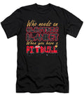 Christmas Pit Bull Who Needs An Electric Blanket When You Have A Pitbull #1 T-Shirt
