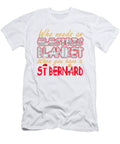 Christmas St Bernard Who Needs An Electric Blanket When You Have A St Bernard #1 T-Shirt