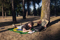 Man Reading A Book In A Park #1 Print