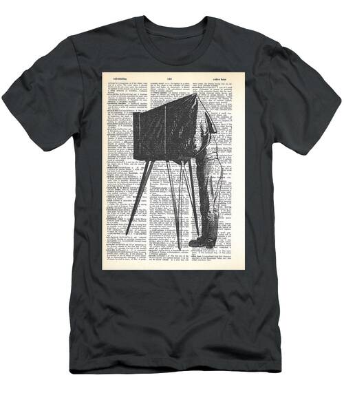 Vintage Camera Dictionary Page Print #1 T-Shirt