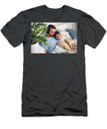 Dad Reads A Book Lying In White Bed To His Son Child Before Going To Bed #10 T-Shirt