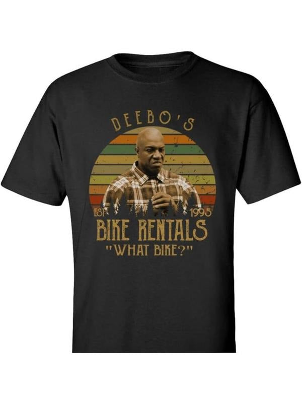 100% Cotton Deebo Bike Rental Vintage T-Shirt Featuring Movie TV Character Quotes Perfect Gift For Men And Women T-Shirt For Men and Women