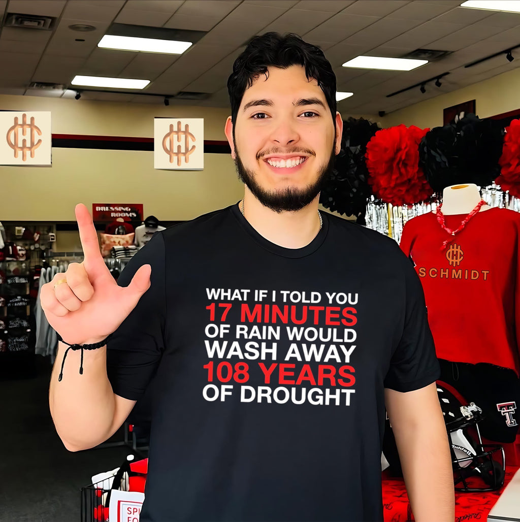 17 Minutes Of Rain Ended The Cubs 108 Year Baseball Drought Shirt