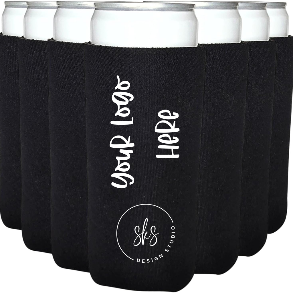 Custom Logo | Slim Can Coozie