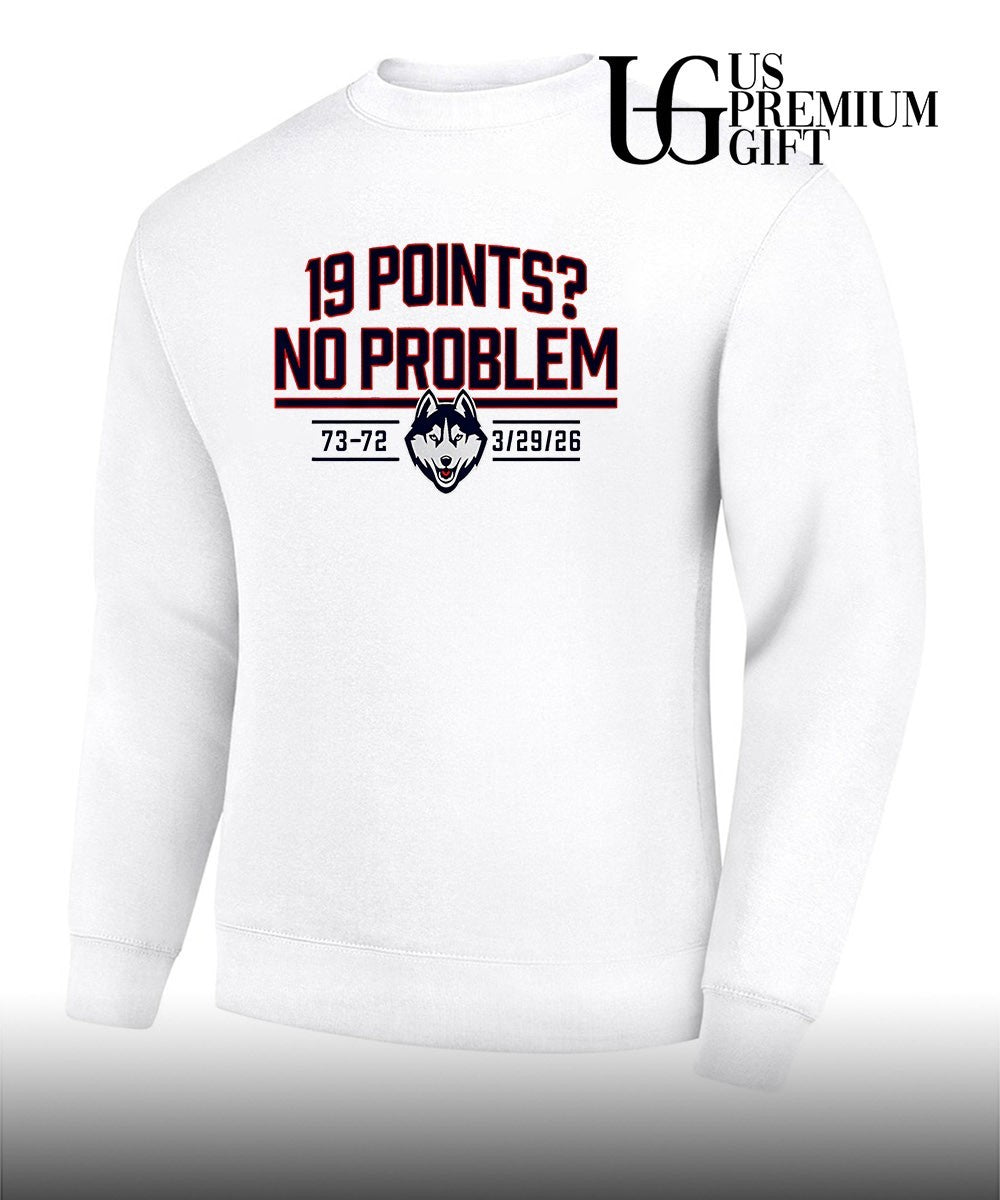 19 points no problem UConn Huskies men’s basketball shirt