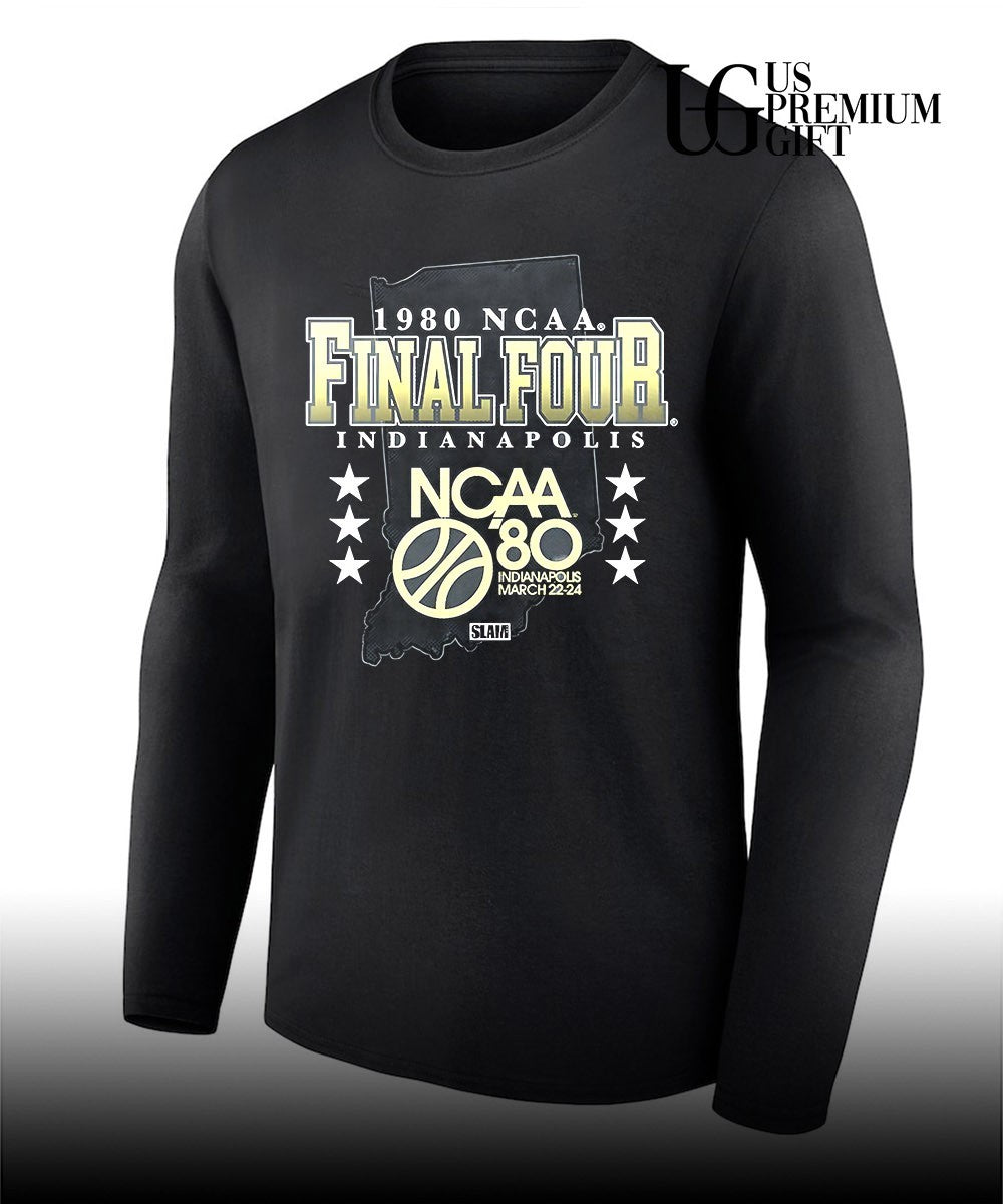1980 NCAA Final Four Indianapolis logo shirt