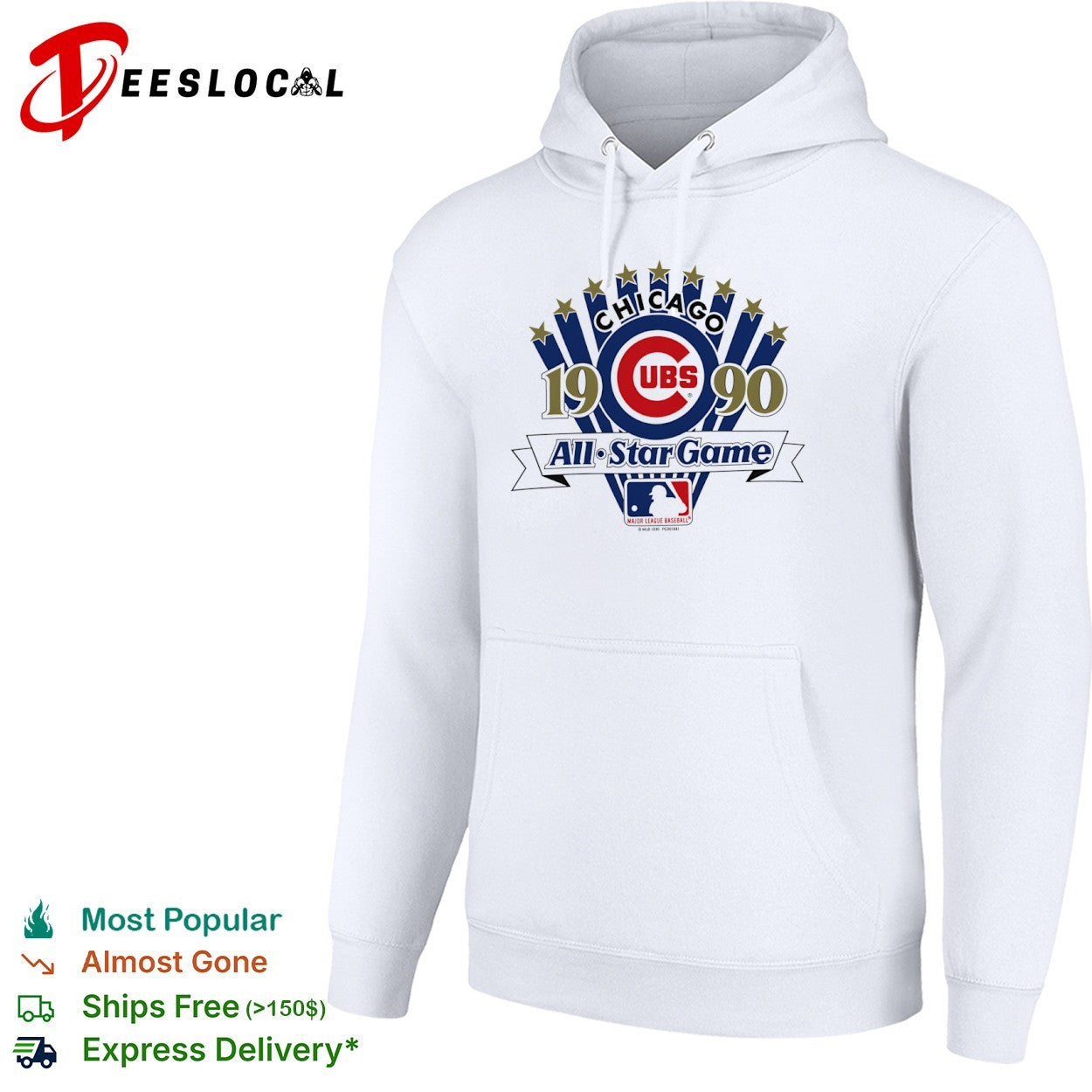1990 Chicago Cubs All-Star Game Logo MLB shirt