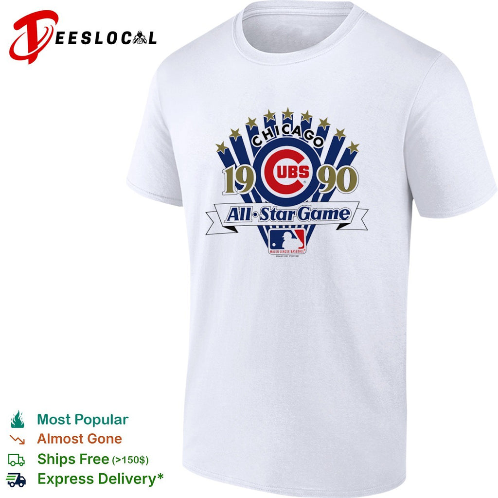 1990 Chicago Cubs All-Star Game Logo MLB shirt