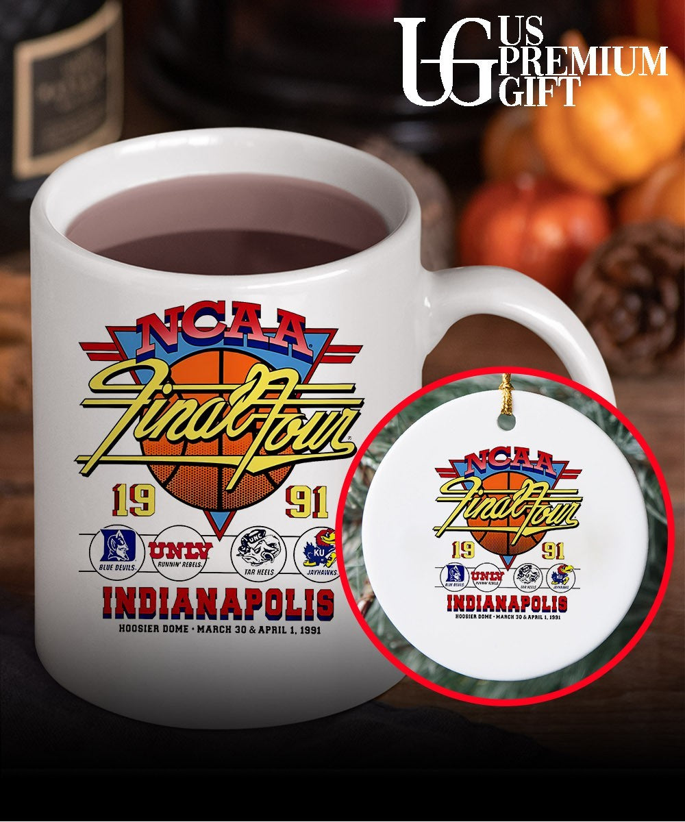 1991 NCAA Final Four Indianapolis vintage logo shirt