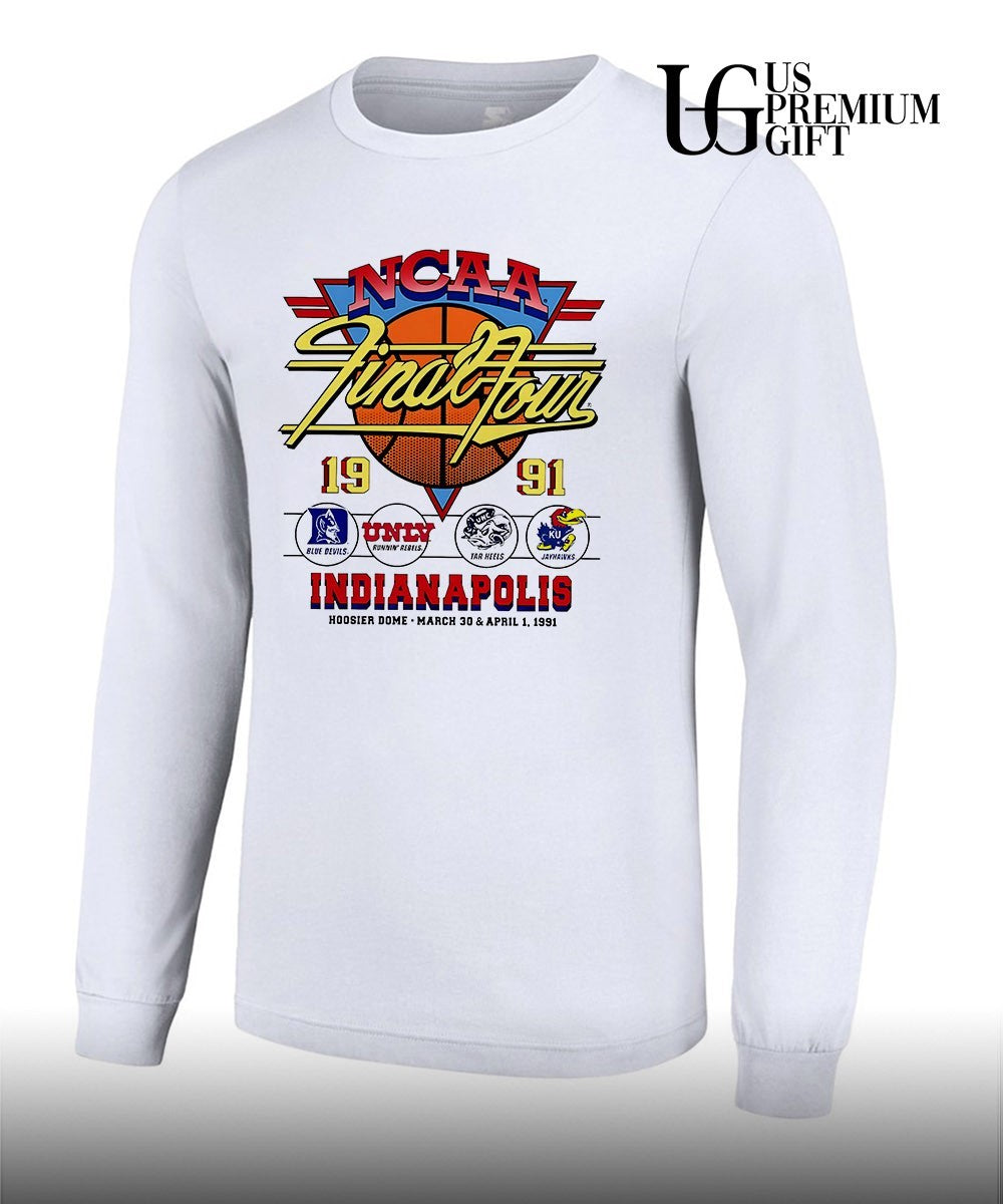 1991 NCAA Final Four Indianapolis vintage logo shirt