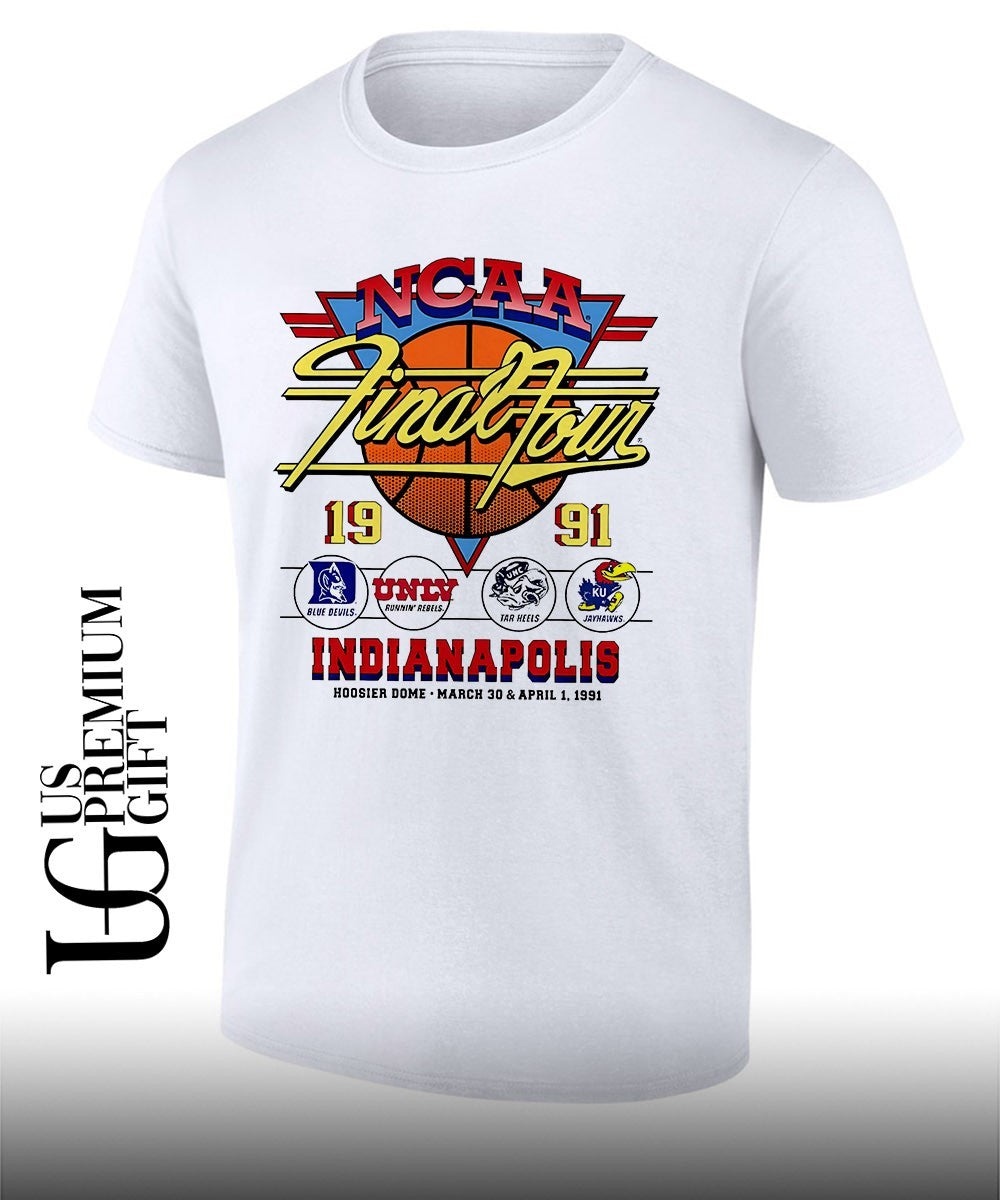 1991 NCAA Final Four Indianapolis vintage logo shirt