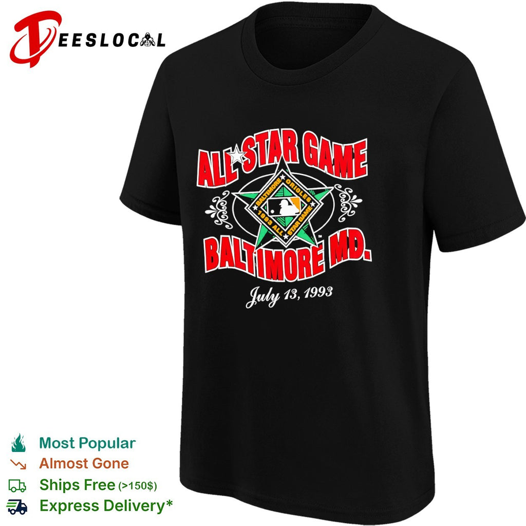 1993 Baltimore Orioles All-Star Game Baltimore MD July 13 1993 shirt