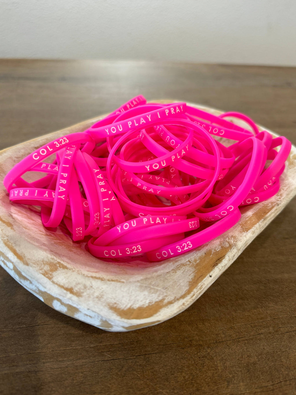 Pink Out Team Spirit Bracelets