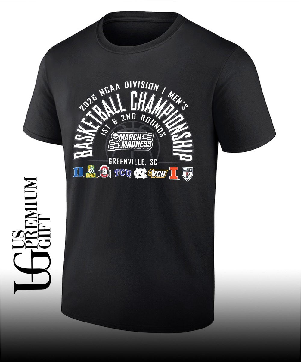 1St and 2nd Rounds March Madness 2026 NCAA DI Men’s Basketball Championship Greenville shirt