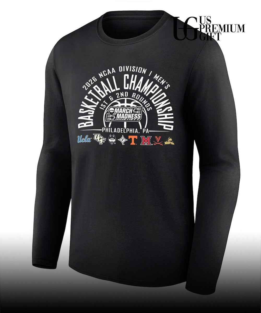 1St and 2nd Rounds March Madness 2026 NCAA DI Men’s Basketball Championship Philadelphia shirt