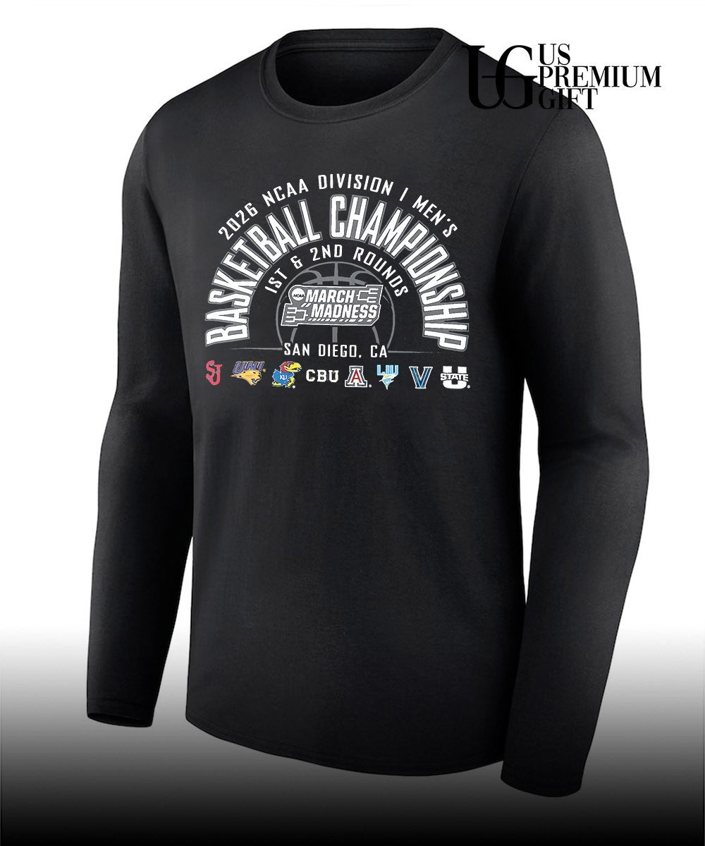 1St and 2nd Rounds March Madness 2026 NCAA DI Men’s Basketball Championship San Diego shirt