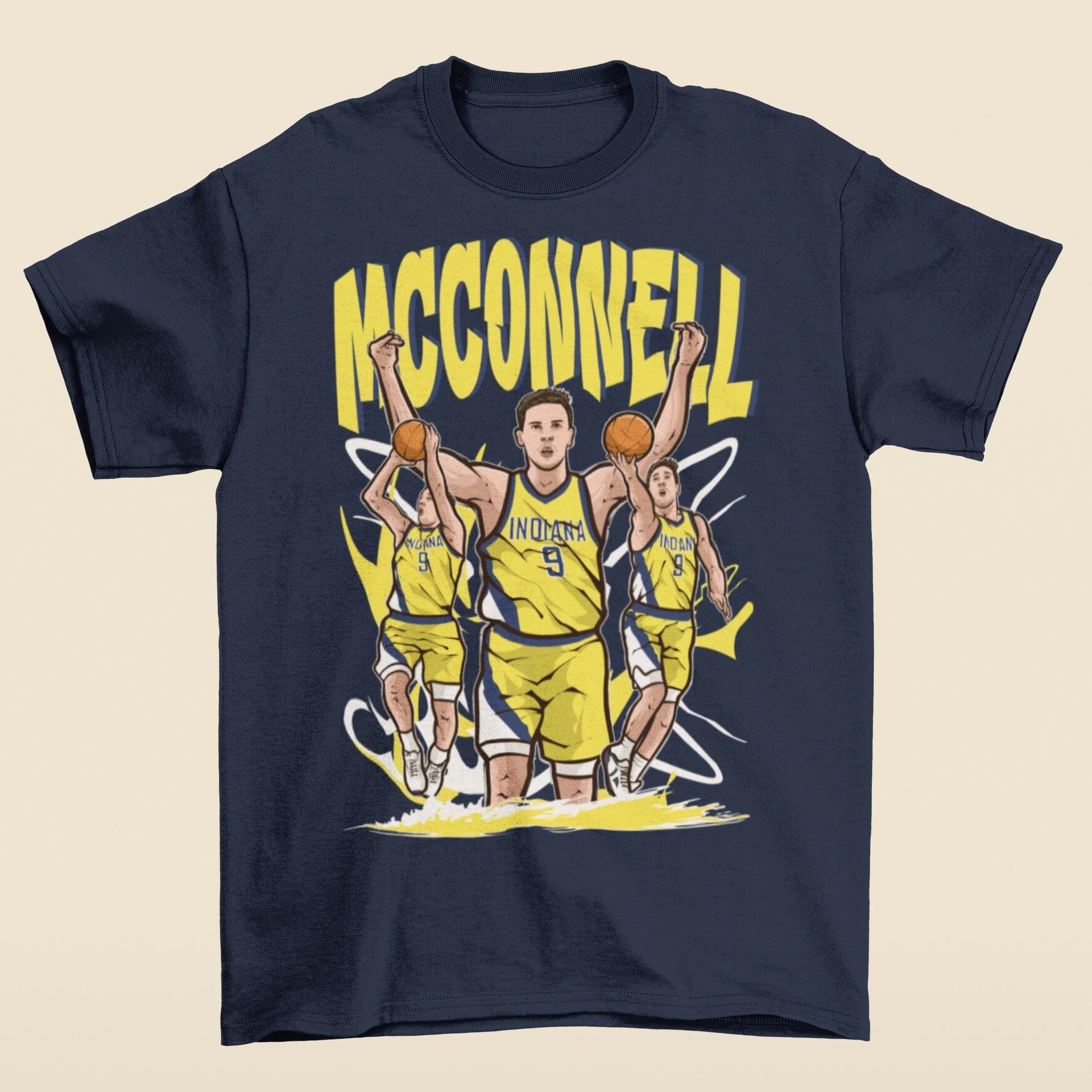 Tj Mcconnell Cartoon Indiana Basketball Unisex T-shirt, Sweatshirt, Hoodie (3)