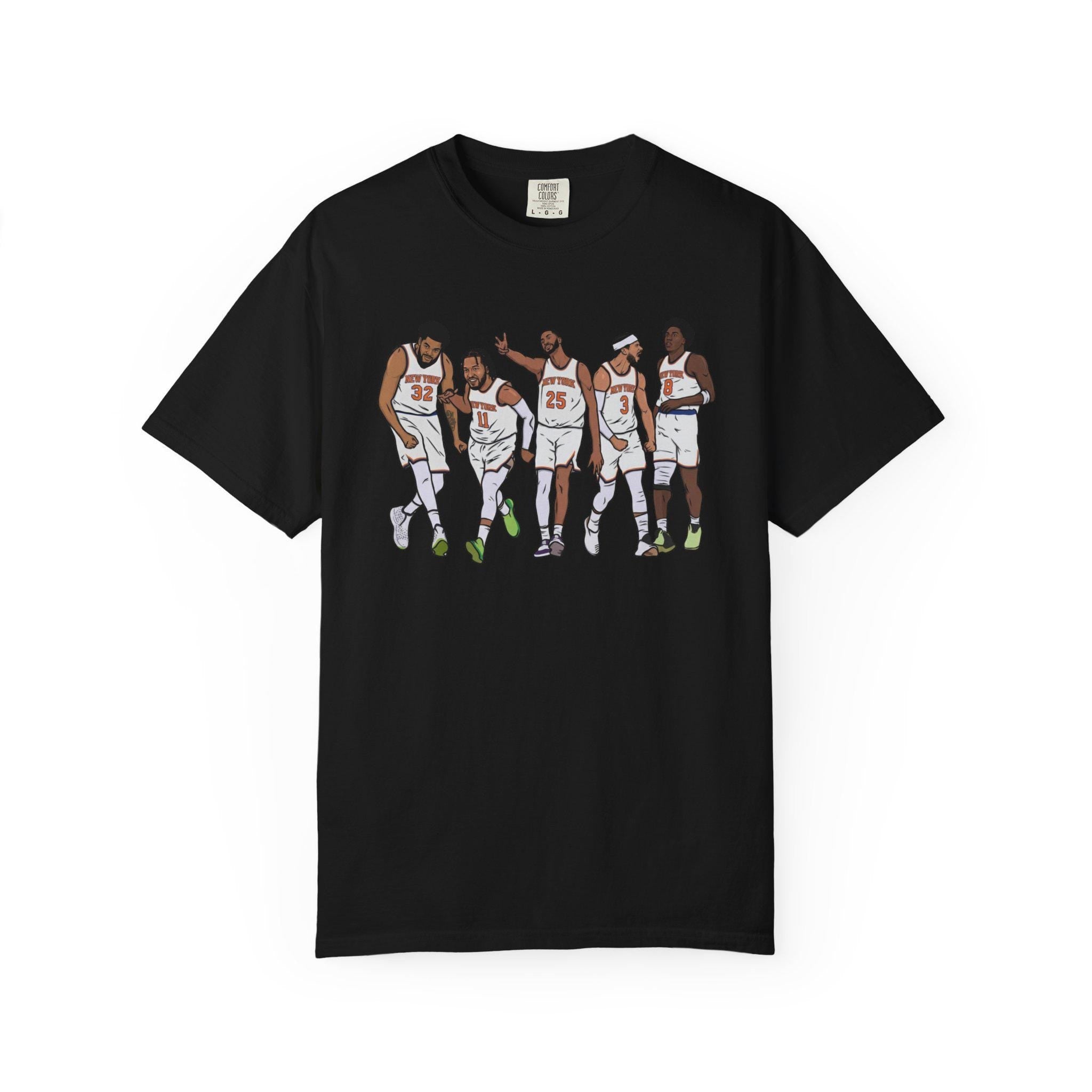 Knicks Team Jalen Brunson Kat Mikal Bridges Josh Hart Og Comfort Colors (3)