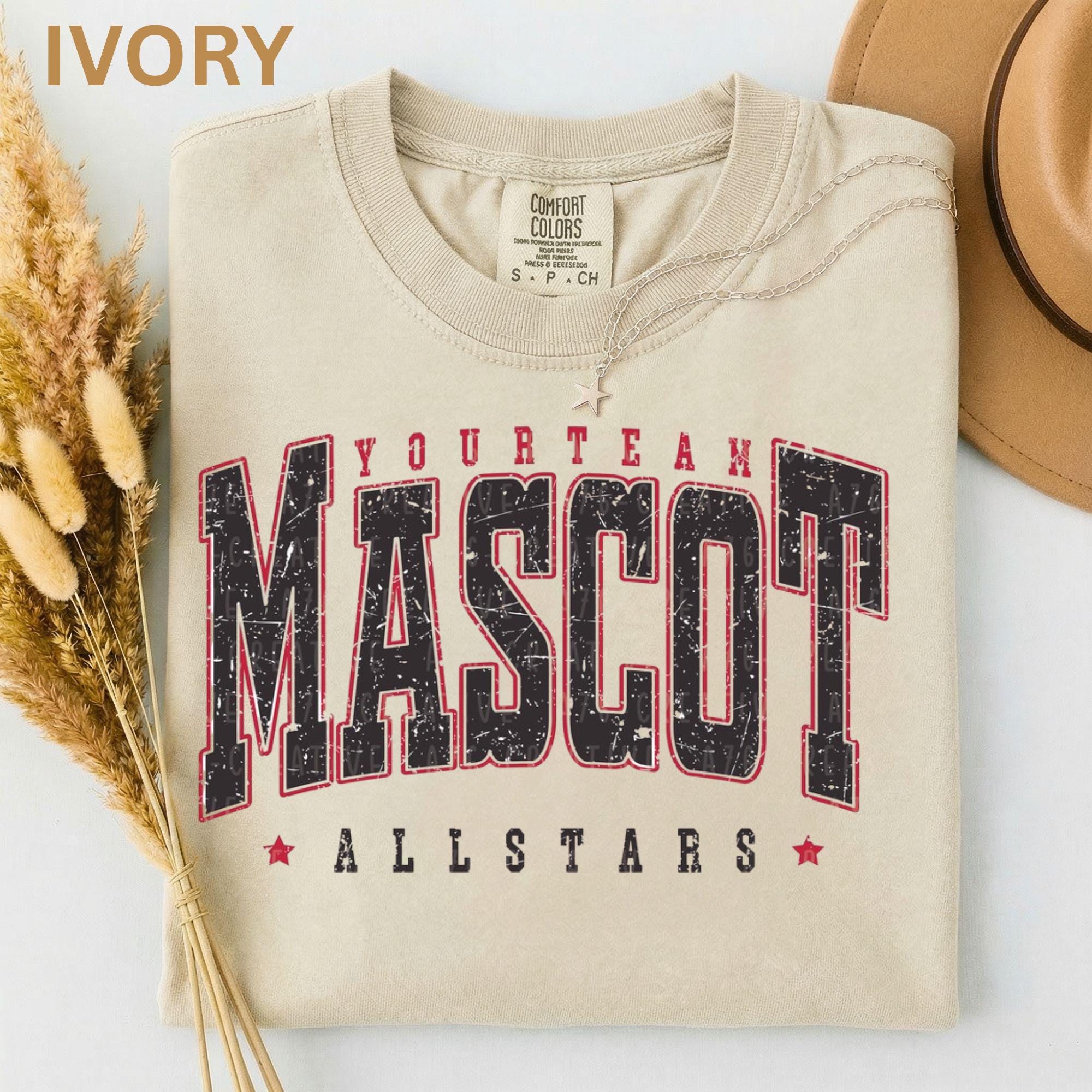 Comfort Colors Personalized Mascot Team Custom Retro Varsity Retro Varsity Custom (3)