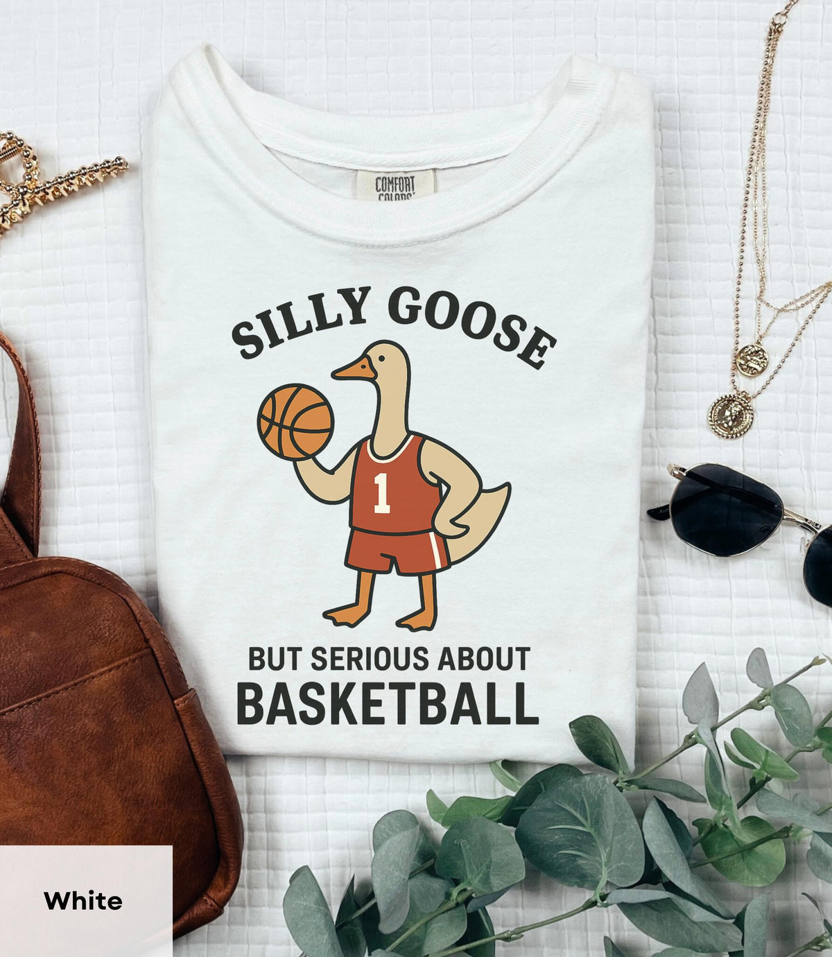 Silly Goose Basketball Goose Playing Basketball Tee Unisex T-shirt, Sweatshirt, Hoodie (3)