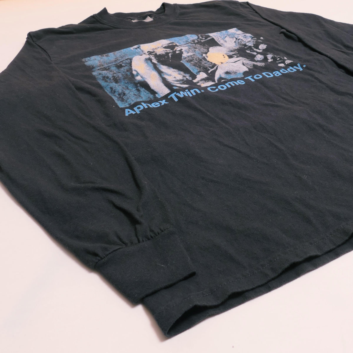 Aphex Twin Tee Come Daddy Electronic Edm Jungle Warp Records Techno Dj Post Punk Band Album Cover Heavyweight Medium (3)
