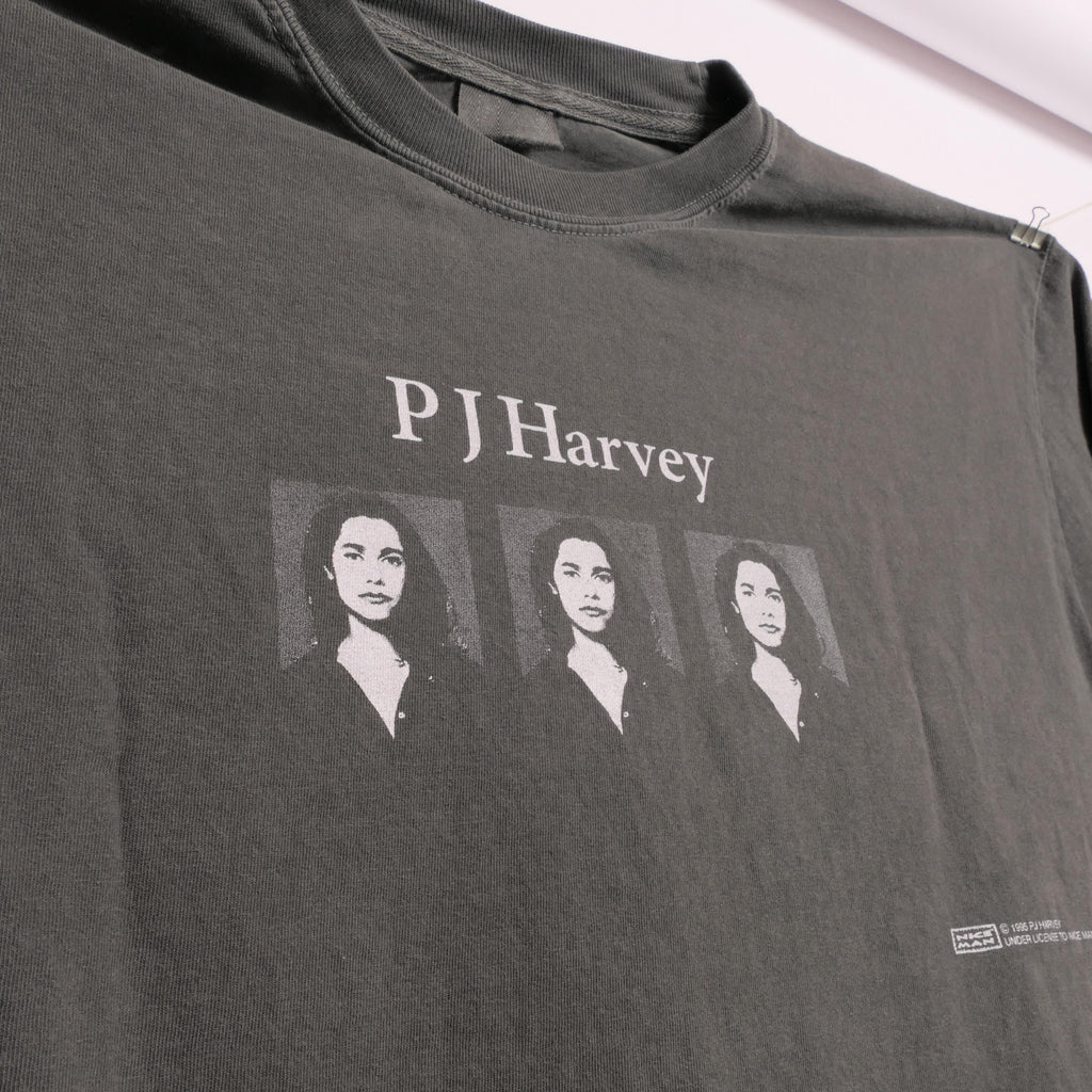Pj Harvey Band Tee Rid Dry Automatic Dlamini Alternative Grunge Rock Roll English Parish Heavyweight Boxy Fit Xl (3)