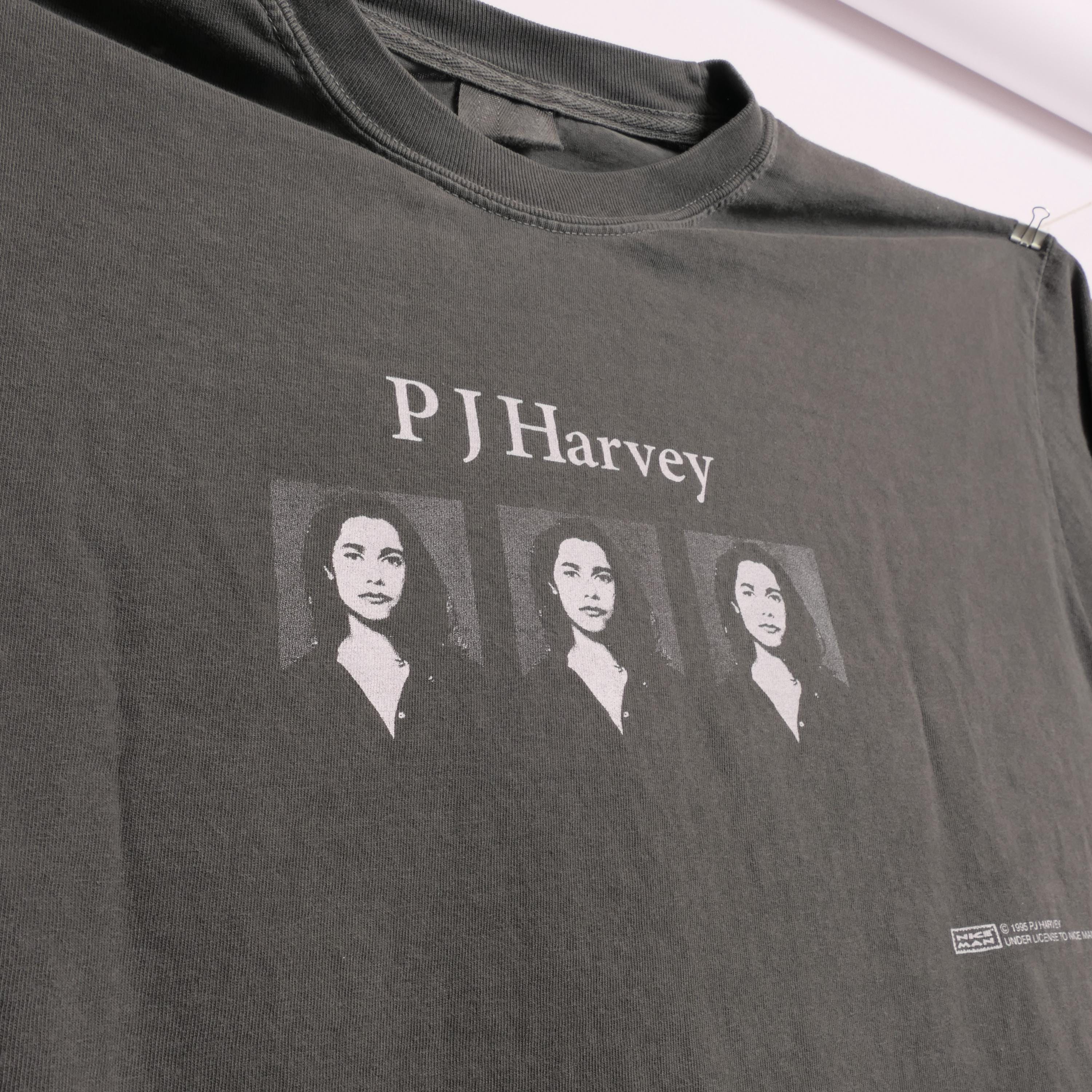 Pj Harvey Band Tee Rid Dry Automatic Dlamini Alternative Grunge Rock Roll English Parish Heavyweight Boxy Fit Xl (3)