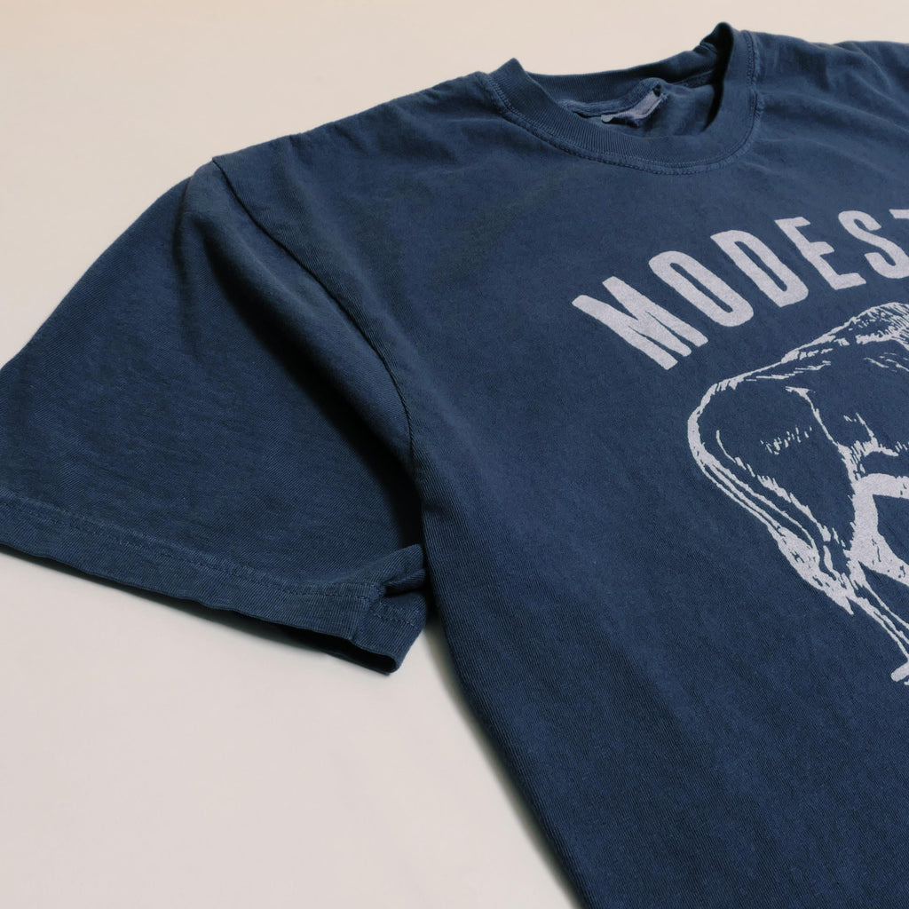 Modest Mouse Buffalo Band Tee Ultra Faded Post Punk American Indie Alternative Rock Roll Heavyweight Lonesome Crowded West Med (3)