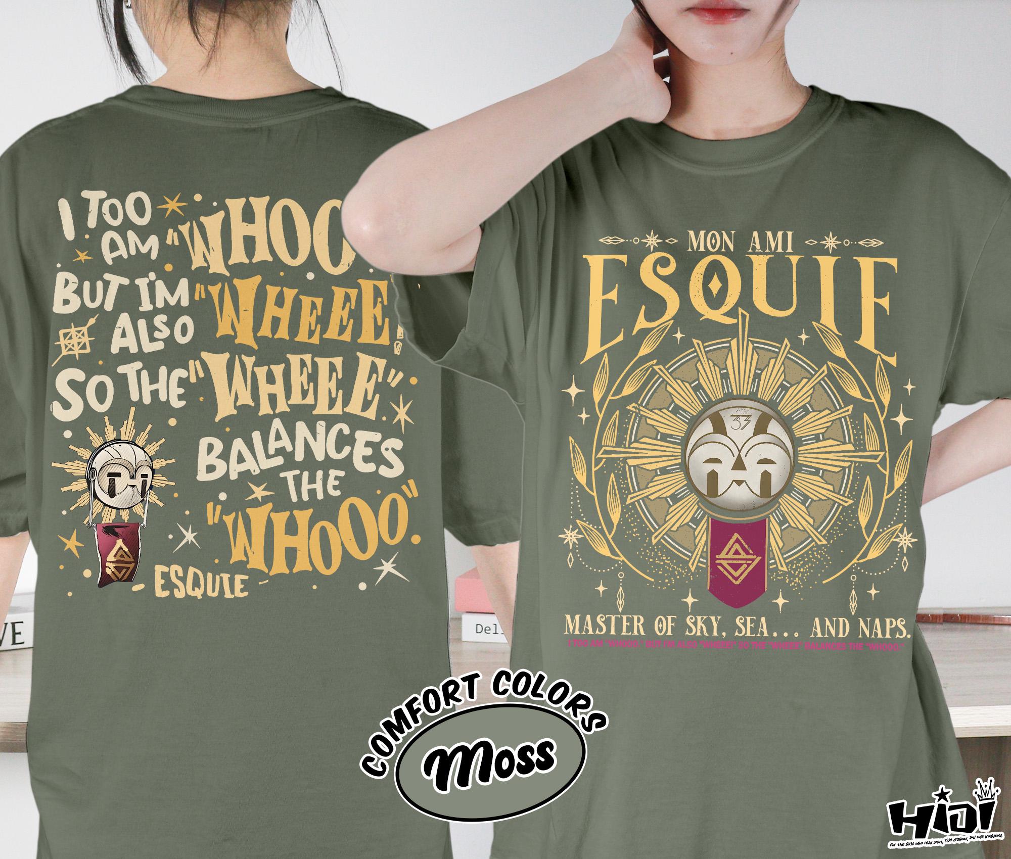 Esquie Clair Obscur Expedition 33 Comfort Colors Game Tee Expedition 33 Double Sided Esquie Gamer Tee (3)