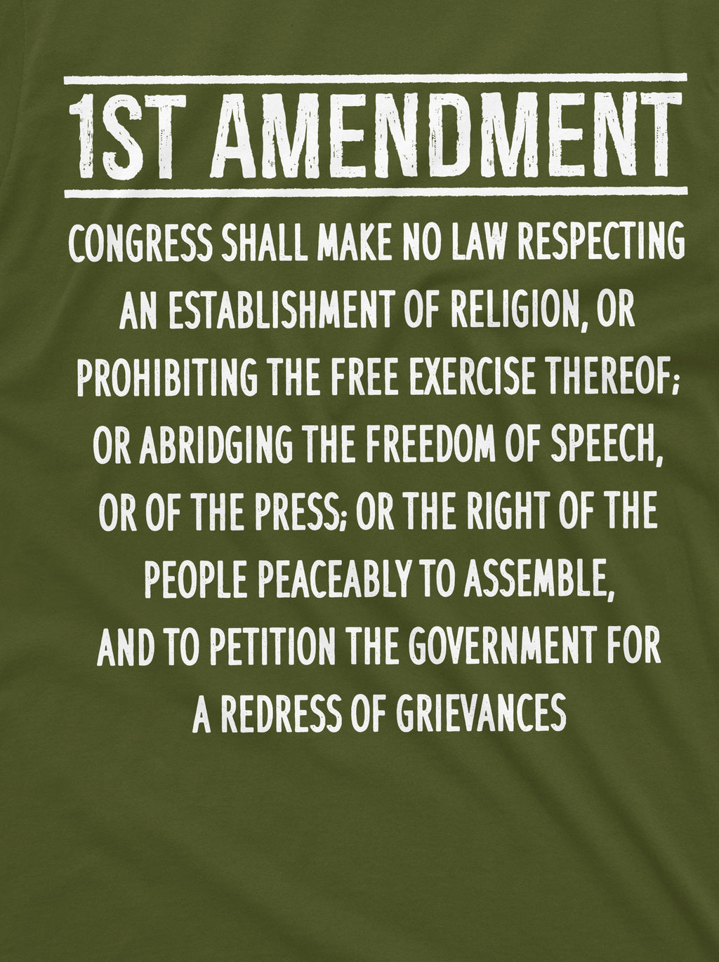 Patriotic Constitution 1st Amendment Freedom Speech Democracy Usa 4th July Tee (3)