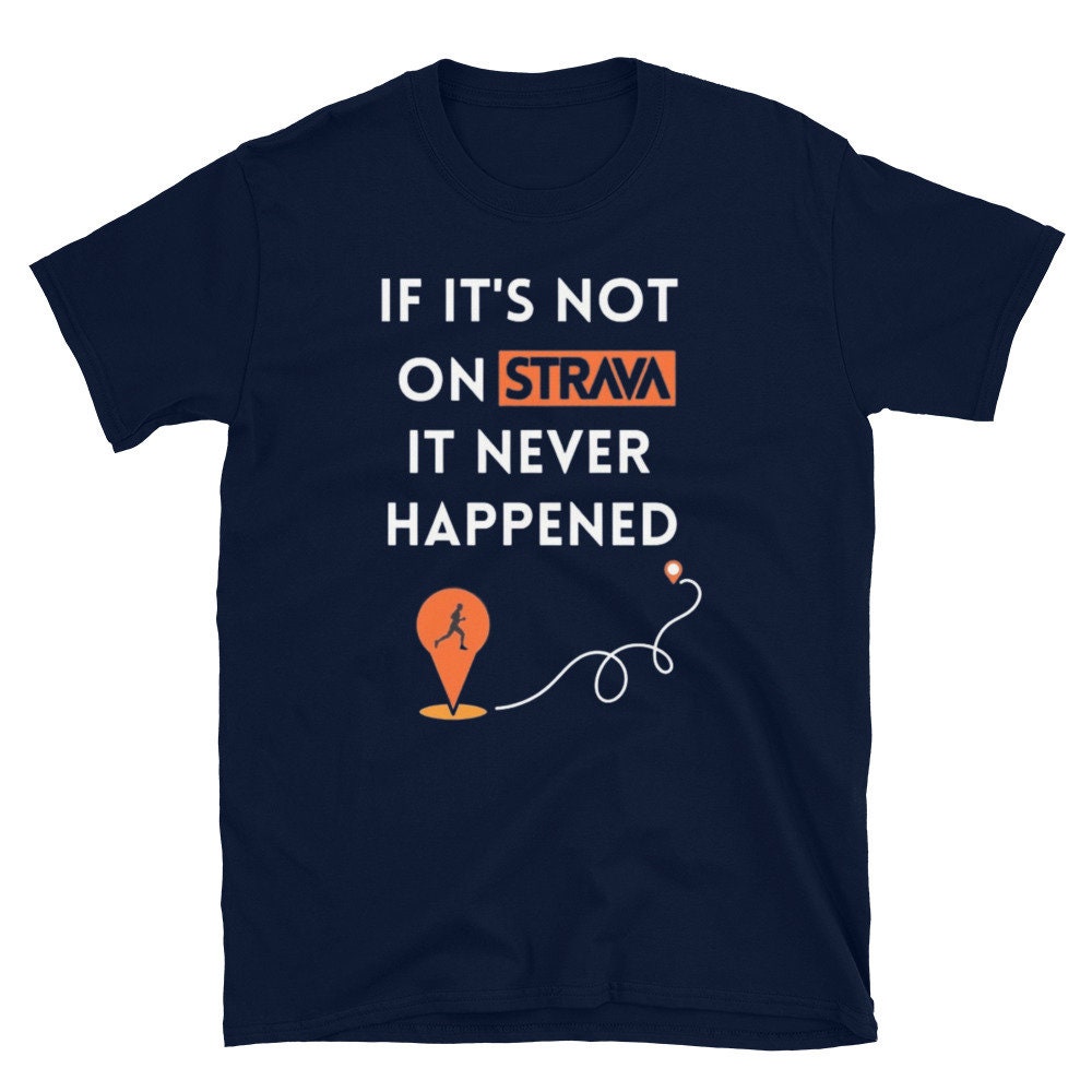 It'S Strava Running Running Marathon Tee Fitness Dad Jokes (3)