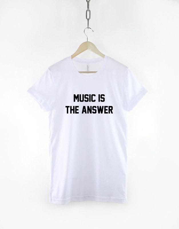 Music Answer Tee Unisex T-shirt, Sweatshirt, Hoodie (3)