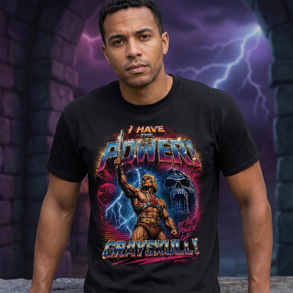 He-Man Power Tee Vintage 80s Cartoon Masters Universe Unisex T-shirt, Sweatshirt, Hoodie (3)