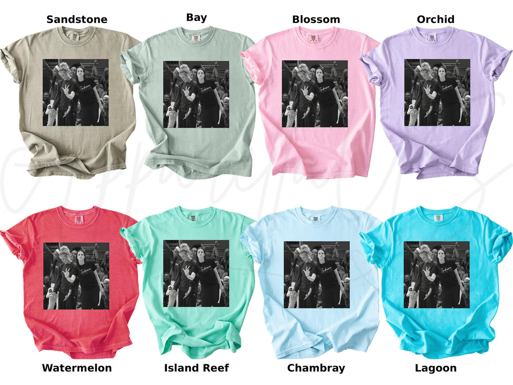 Comfort Colors Caitlin Clark Sophie Cunningham Sophie Cunningham Fan Gif Basketball Indiana Basketball (3)