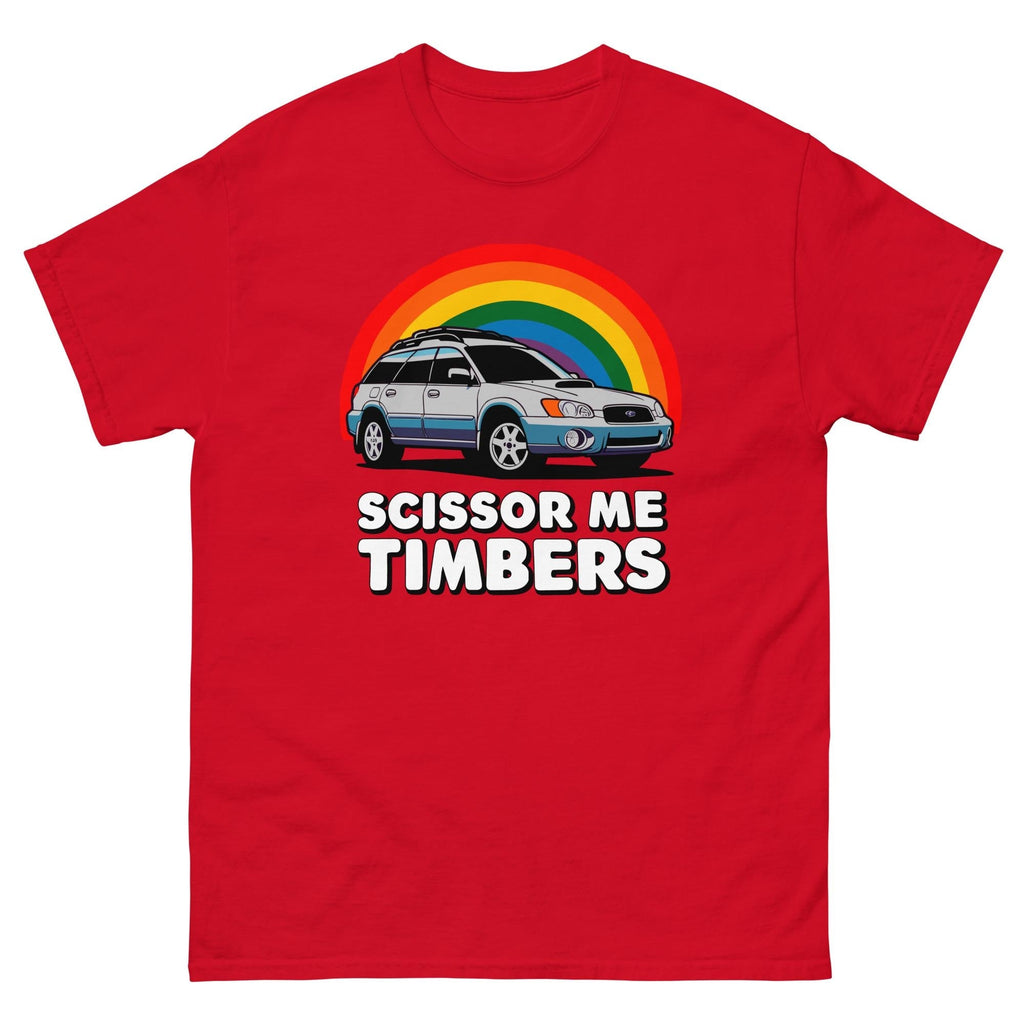 Scissor Timbers Rainbow Car Humor Lgbt Humor Lesbian Unisex T-shirt, Sweatshirt, Hoodie (3)