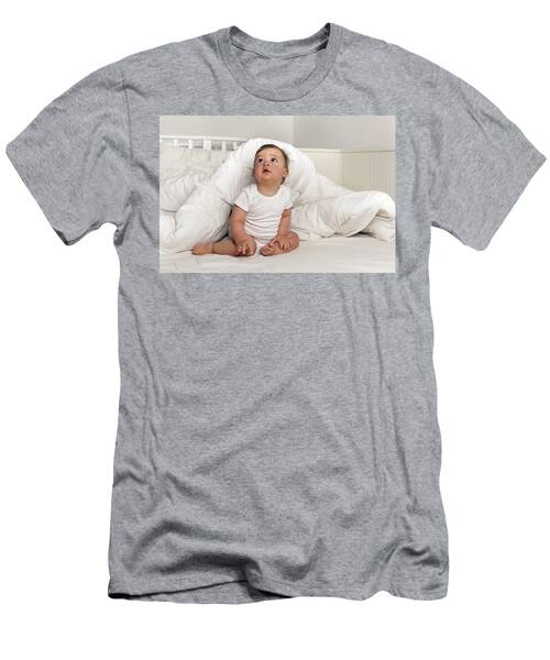 Boy Baby T-shirt Lies Under A Blanket #2 T-Shirt