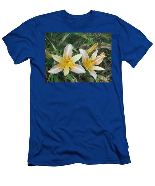 Summer Lilies In Pink And White T-Shirt