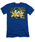 Summer Lilies In Pink And White T-Shirt