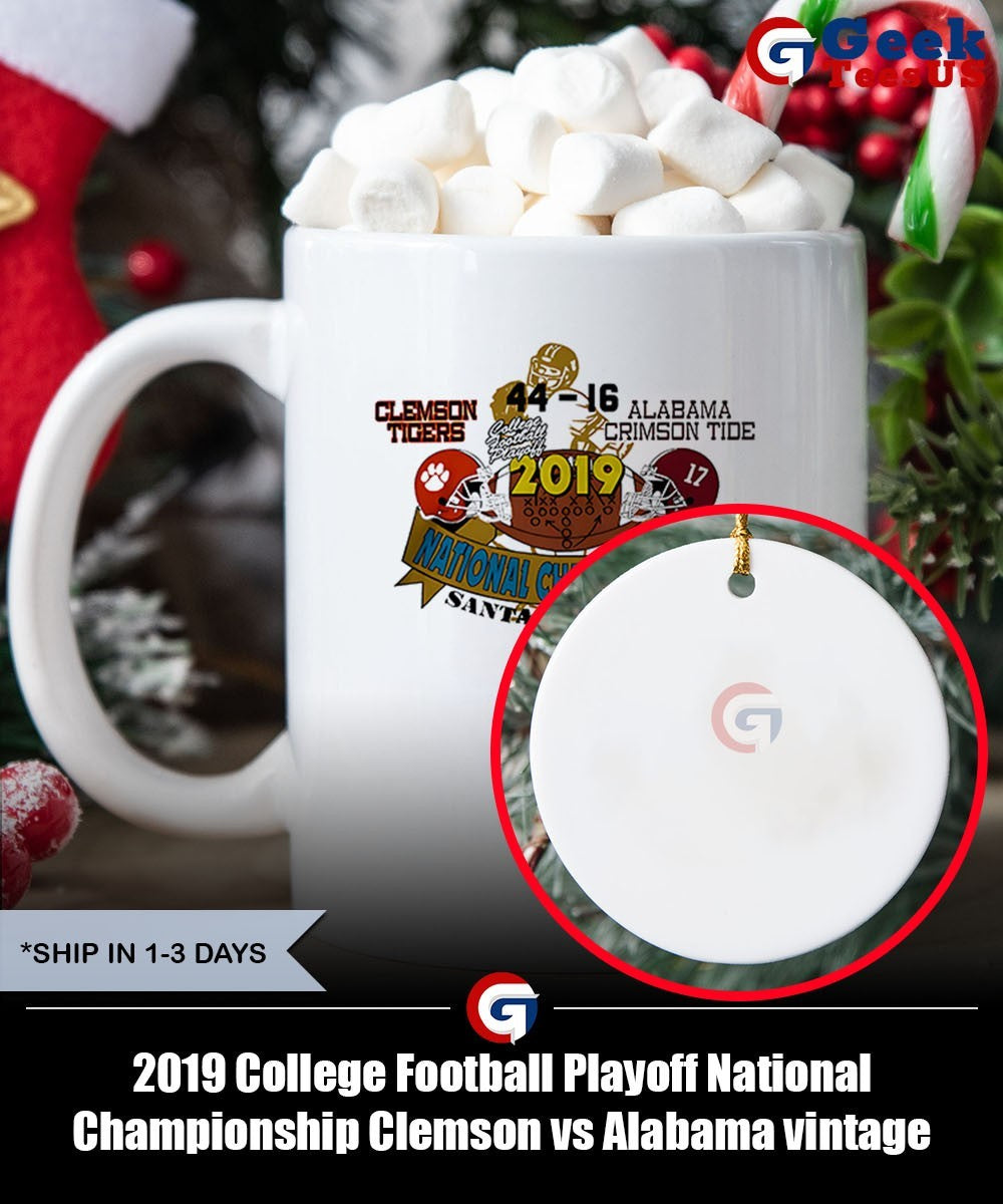 2019 College Football Playoff National Championship Clemson vs Alabama vintage shirt