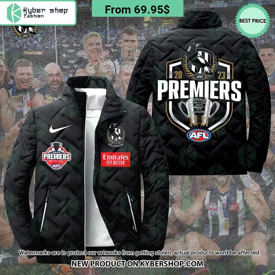 2023 AFL Premiers Collingwood FC Puffer Down Jacket