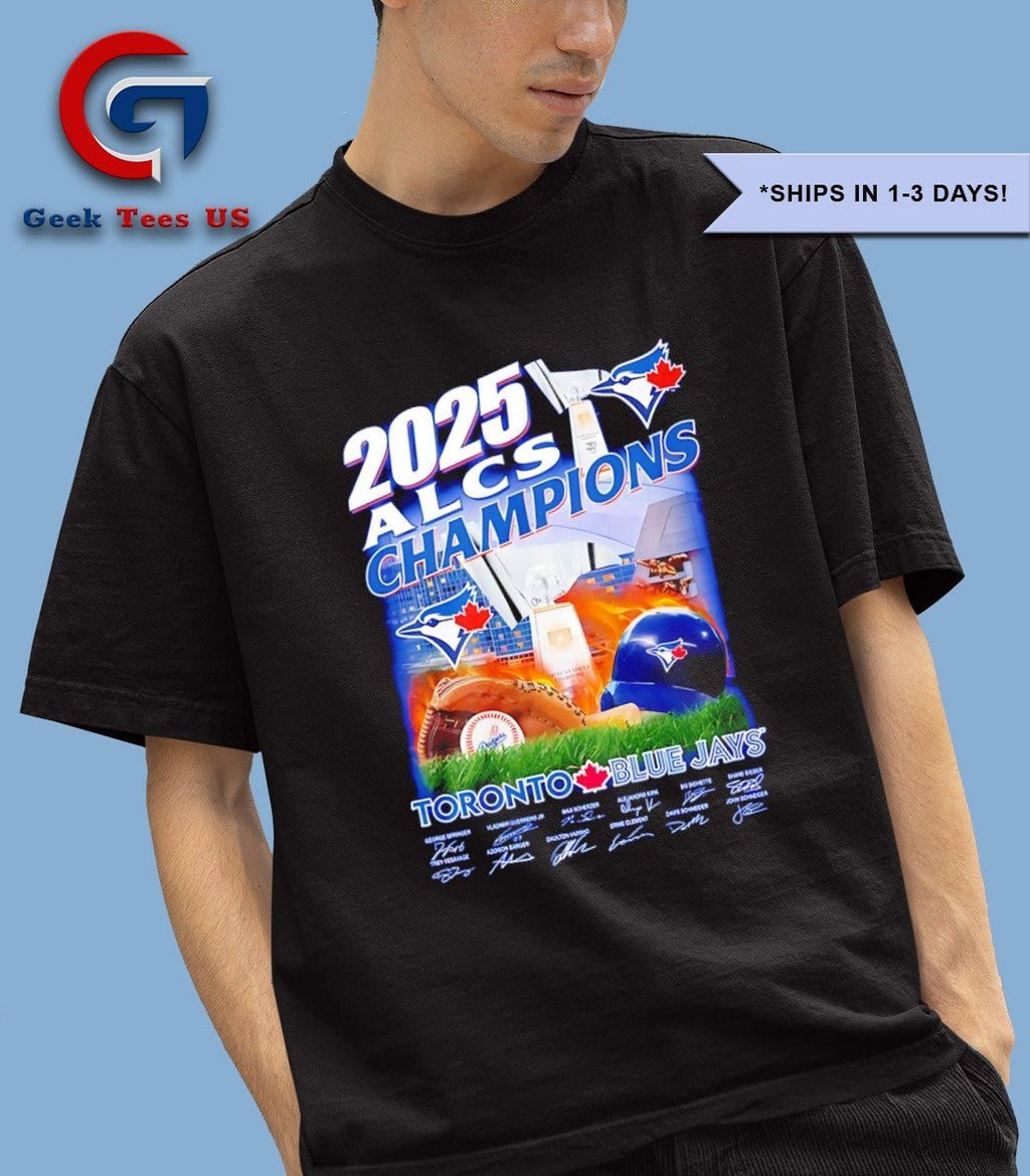 2025 ALCS Champions Toronto Blue Jays baseball signature shirt