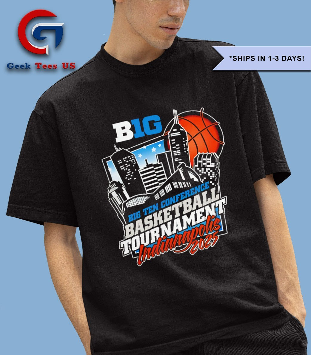 2025 Big Ten Basketball Tournament Indianapolis shirt