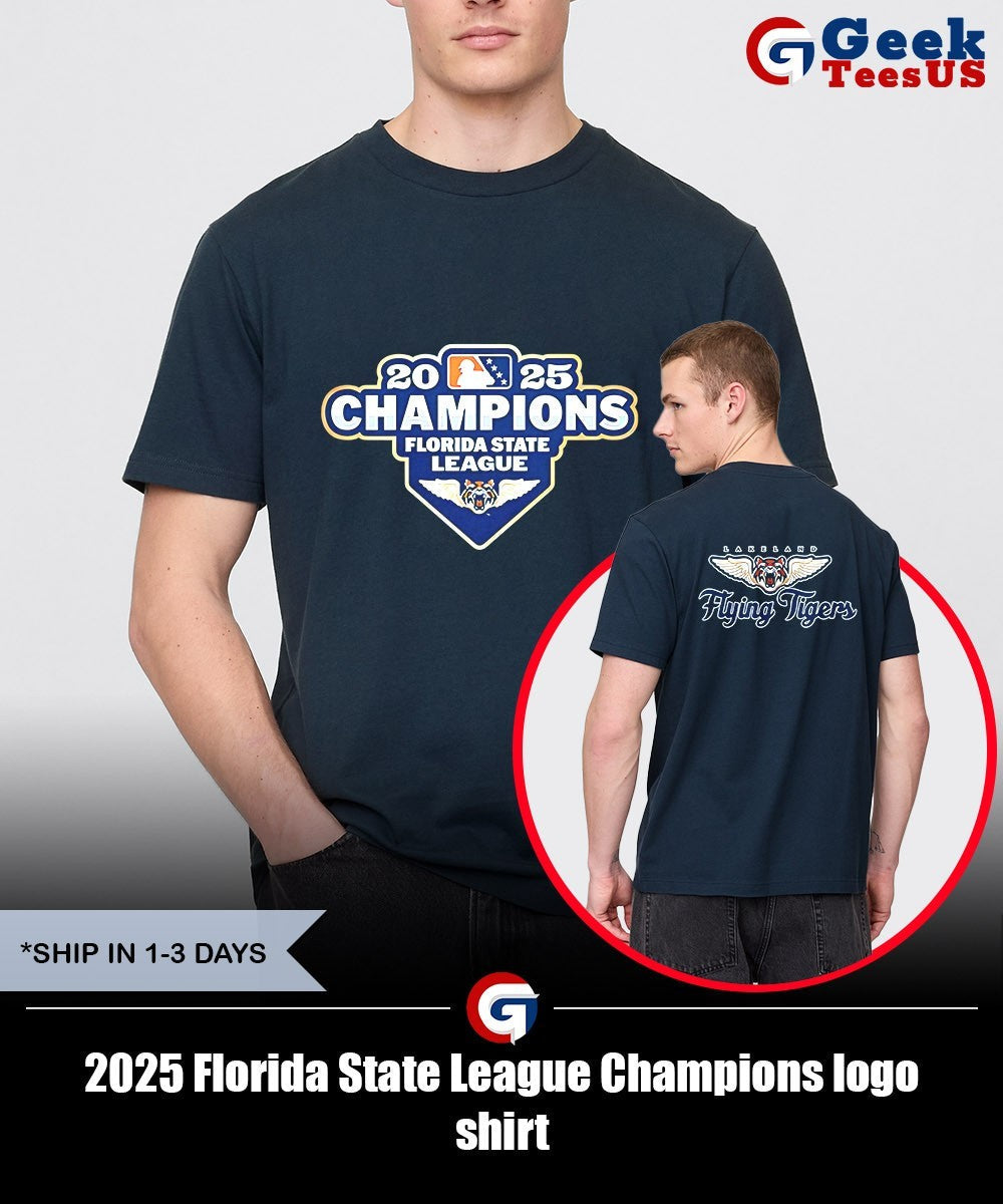 2025 Florida State League Champions logo shirt
