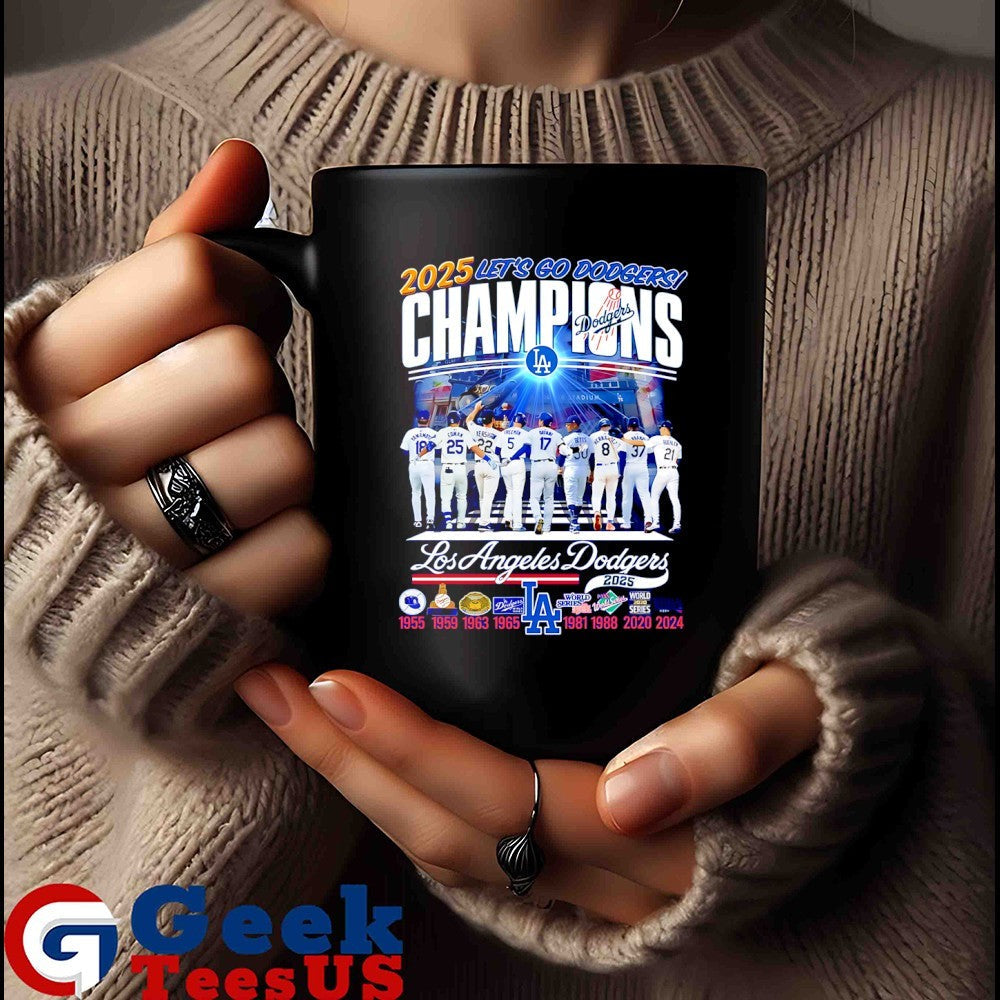 2025 Let’s Go Dodgers Los Angeles Dodgers baseball Champions 2025 abbey road shirt