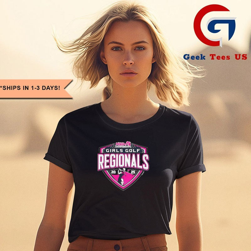 2025 MHSAA Girls Golf Regionals logo shirt