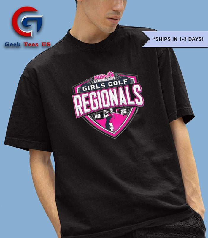 2025 MHSAA Girls Golf Regionals logo shirt