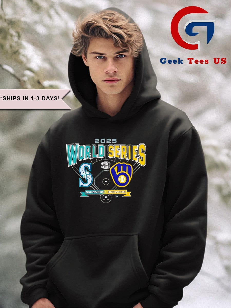 2025 MLB World Series Seattle Mariners vs Milwaukee Brewers baseball change up shirt