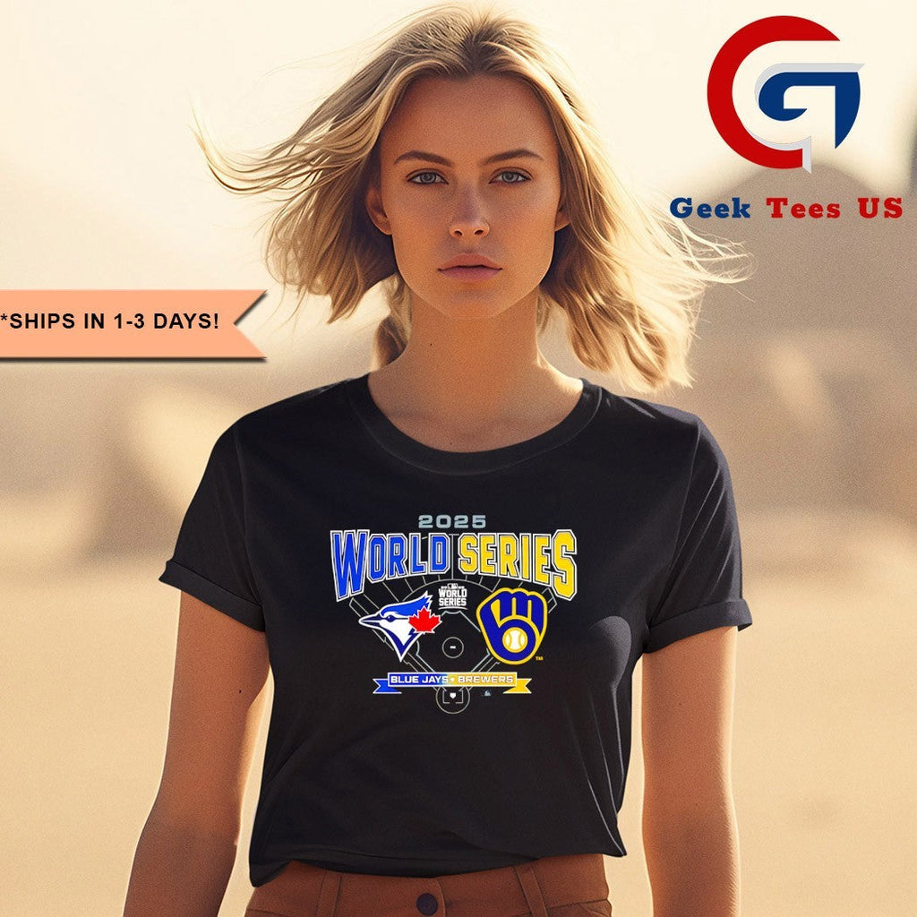 2025 MLB World Series Toronto Blue Jays Vs Milwaukee Brewers baseball change up shirt