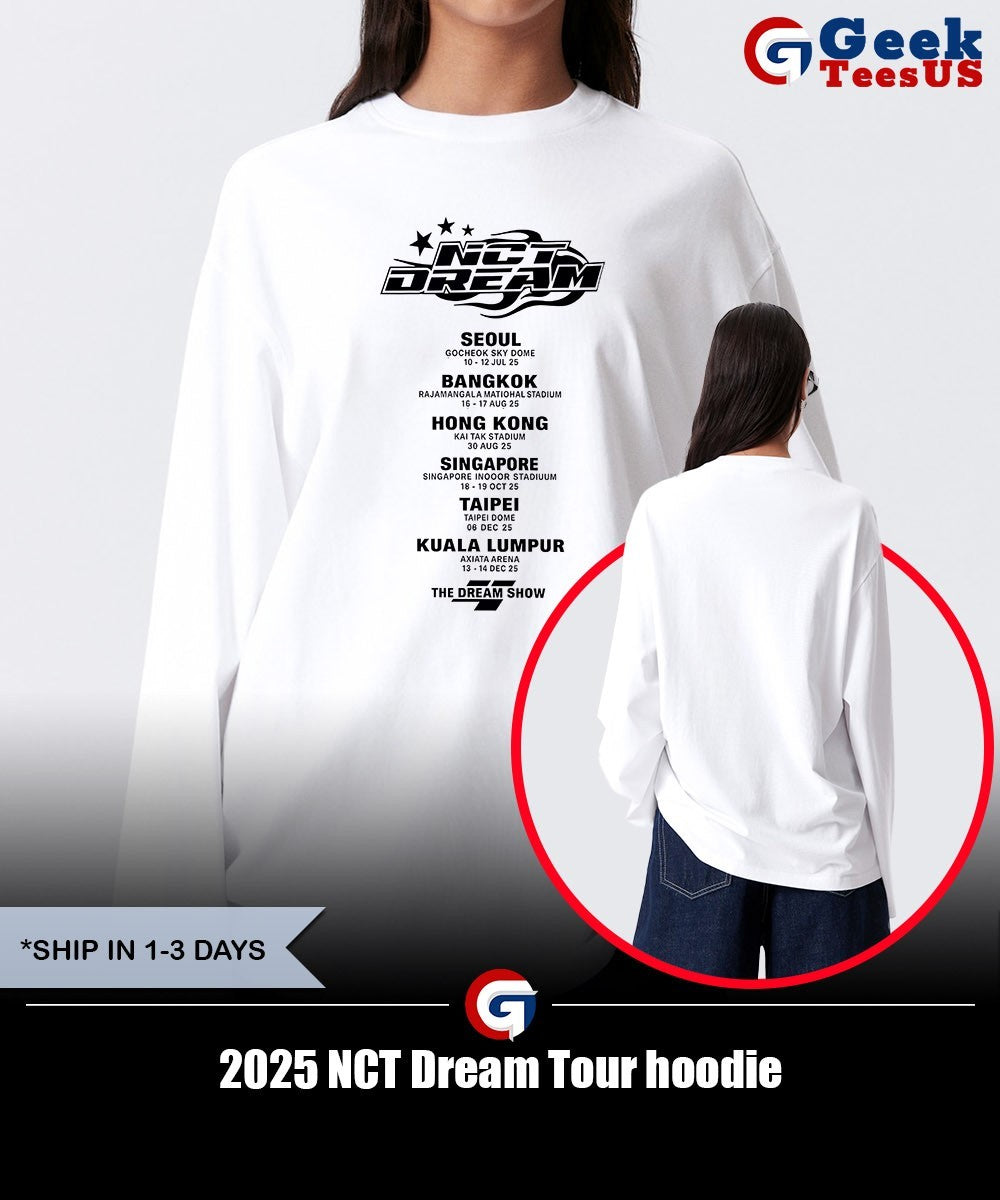 2025 NCT Dream Tour shirt